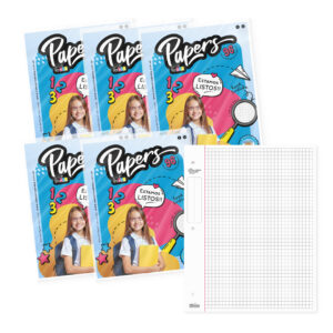 Repuesto 480 Hojas N°3 Cuadriculado Estándar