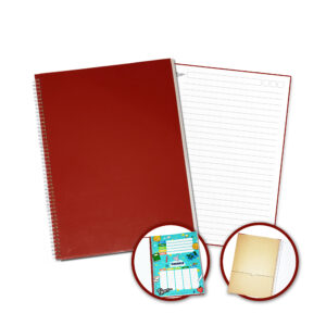Cuaderno A4 - Bordó - Rayado