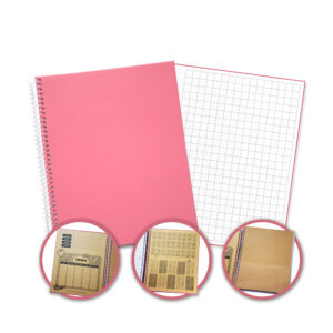 Cuaderno Nro 3 - Rosa - Cuadriculado Grande
