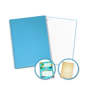 Cuaderno A4 - Celeste - Rayado