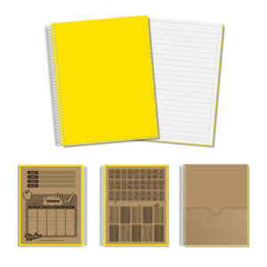 Cuaderno Nro 3 - Amarillo - Rayado