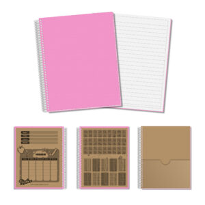Cuaderno Nro 3 - Rosa - Rayado