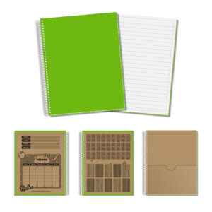 Cuaderno Nro 3 - Verde Lima - Rayado