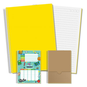 Cuaderno A4 - Amarillo - Rayado