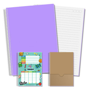 Cuaderno A4 - Lila - Rayado