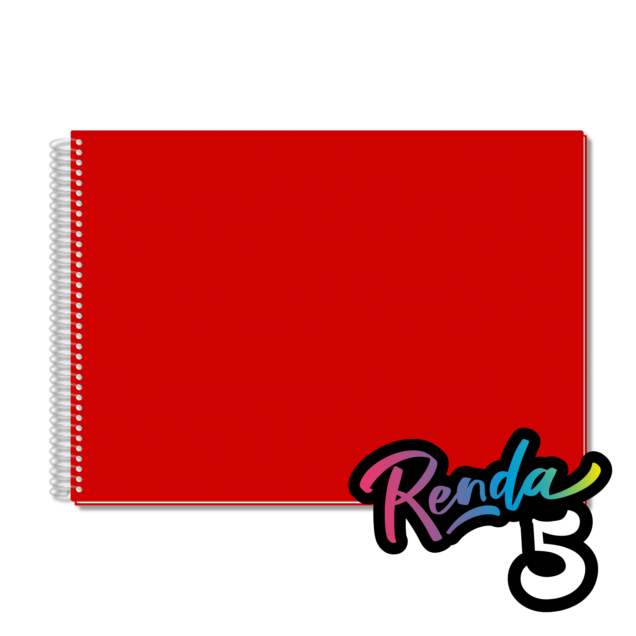 RENDA 5 - Cuaderno Arte Nro5 - Rojo