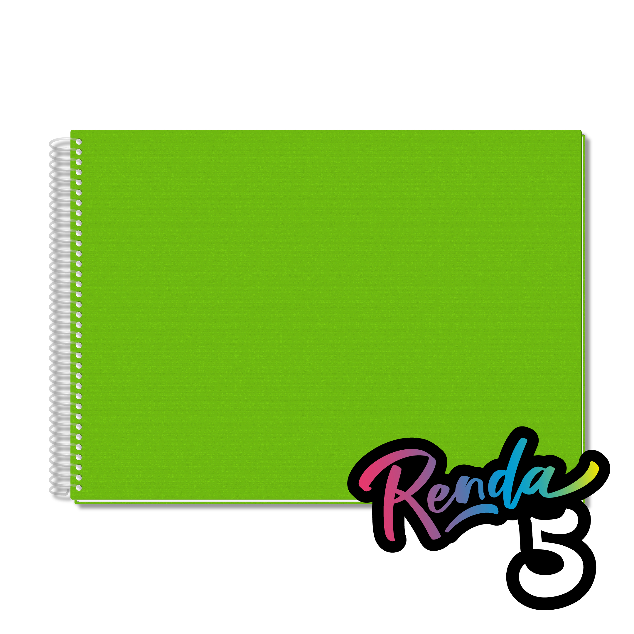 RENDA 5 - Cuaderno Arte Nro5 - Verde Lima