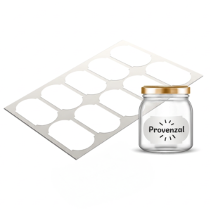 Etiquetas Pizarra Blanca Autoadhesivas - Plancha x 10u