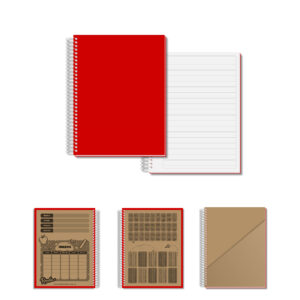 Cuaderno Nro 1 - Rojo - Rayado