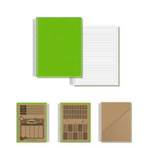 Cuaderno Nro 1 - Verde Lima - Rayado