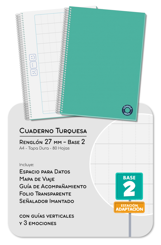 Cuaderno con renglón de 27mm